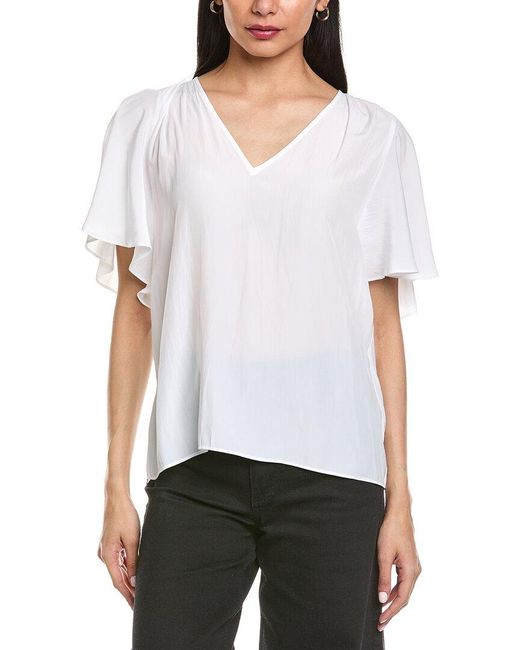 Ramy Brook White Lolita Top