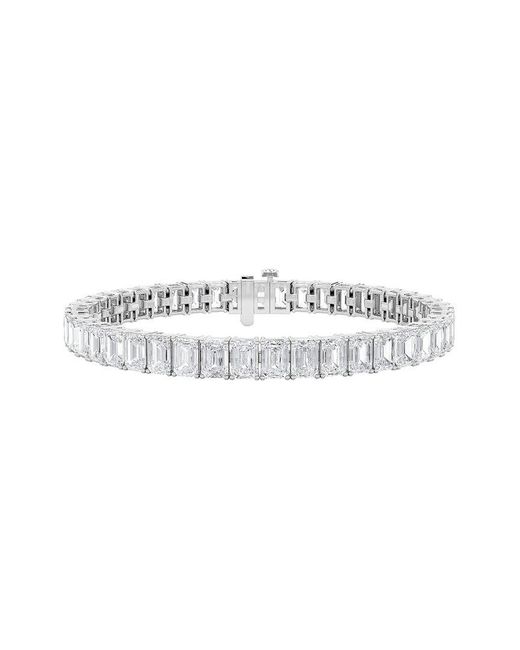Lab Grown Diamonds White 14K 21.50 Ct. Tw. Lab-Grown Diamond Bracelet