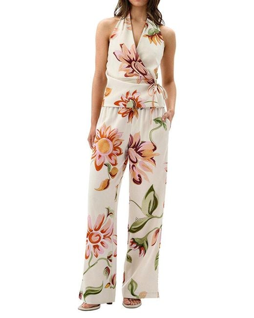 AMINA GLAM Multicolor 2Pc Top & Pant Set
