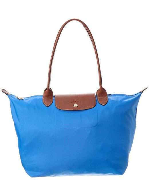 Longchamp Blue Le Pliage Original Nylon Bag
