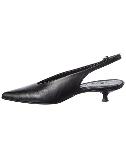 Aeyde Black Camila Leather Pump