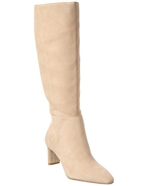 Dolce Vita White Galina Suede Boot