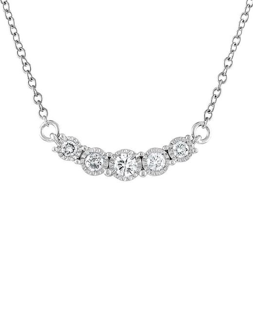 Diana M Metallic Fine Jewelry 14k 0.68 Ct. Tw. Diamond Necklace