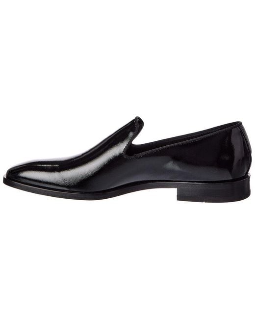 Antonio Maurizi Black Leather Loafer for men