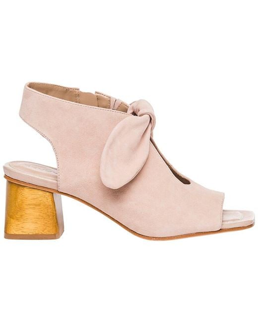 Bernardo Pink Lizzie Suede Shoe