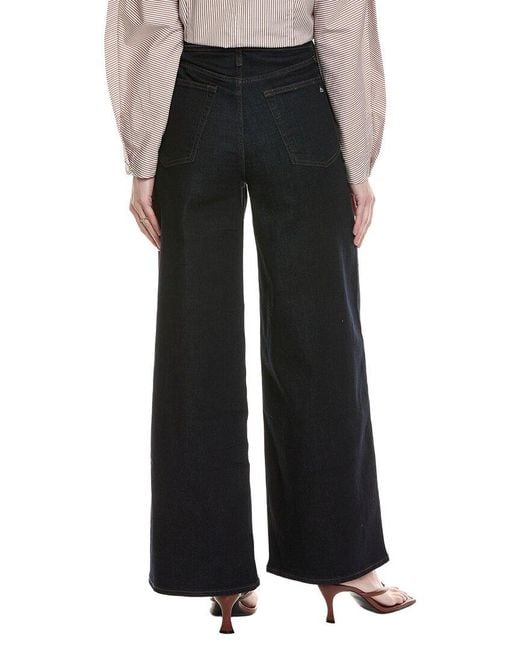 Rag & Bone Black Serena High-Rise Rinse Jean