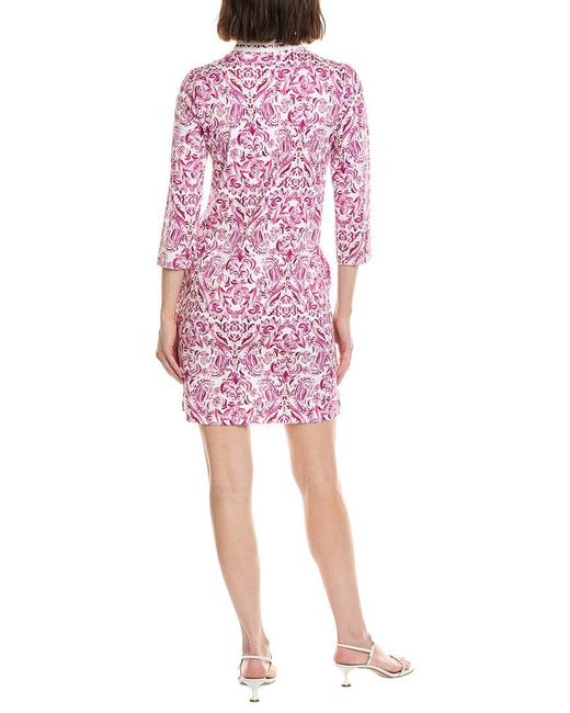 Stella Parker Pink 3/4-Sleeve Tunic Dress