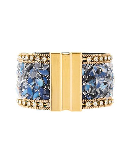 Saachi Blue Beaded Bracelet