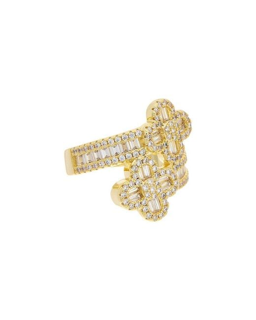 Juvell Metallic 18K Plated Cz Ring
