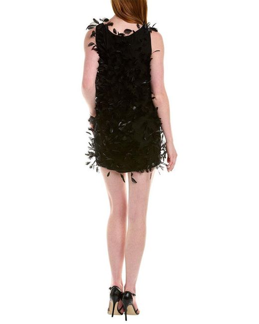 Max Mara Black Priamo Silk Shift Dress