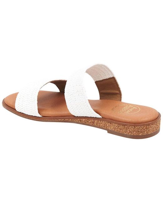 Andre Assous Brown Galia Raffia Sandal