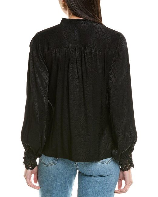 Shoshanna Black Compass Top