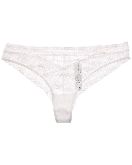 Passionata White Maddie Lace Tanga