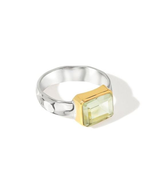 TIRAMISU Metallic 2.50 Ct. Tw. Amethyst Solitaire Ring