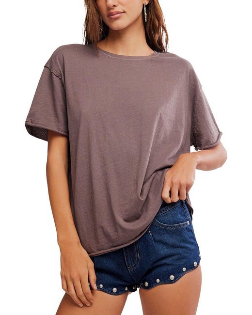 Free People Purple We The Free Nina T-Shirt