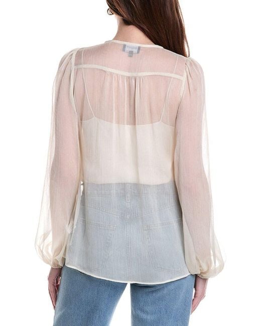 Bardot White Ashton Sheer Blouse