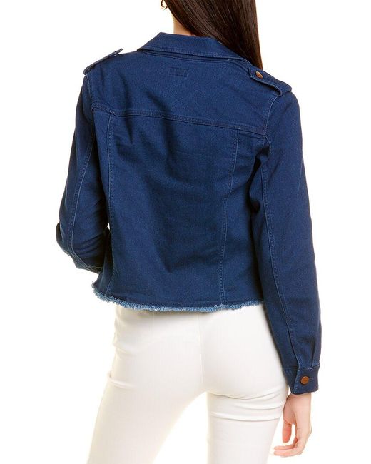 Jones New York Denim Jacket in Blue | Lyst