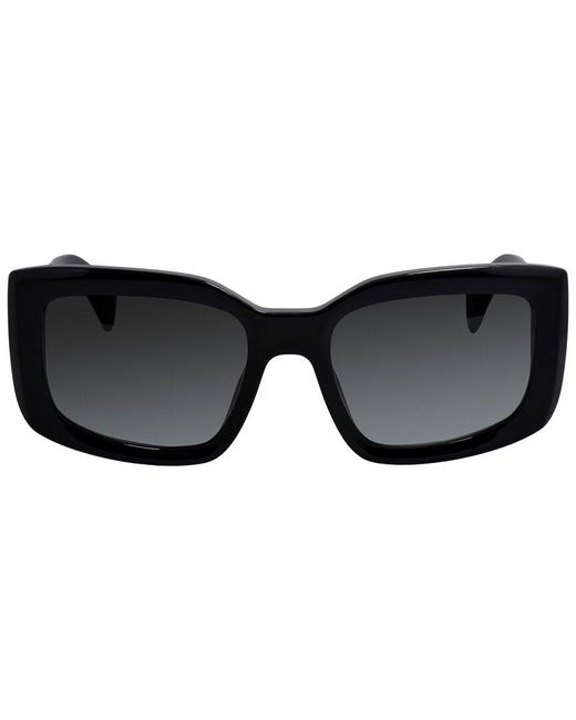 Rag & Bone Square Black Gradient Sunglasses