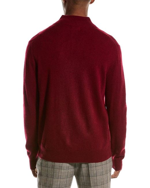 Magaschoni Red Tipped Cashmere Pullover for men