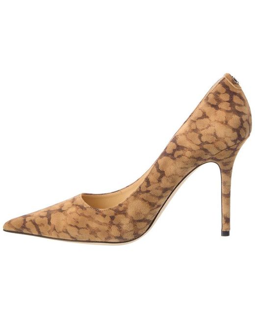 Jimmy Choo Metallic Suede Pump