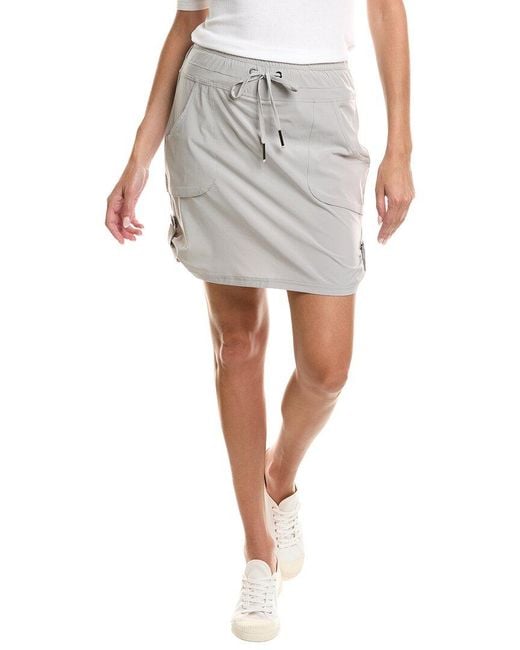 XCVI White Jett Whisper Stretch Active Skort
