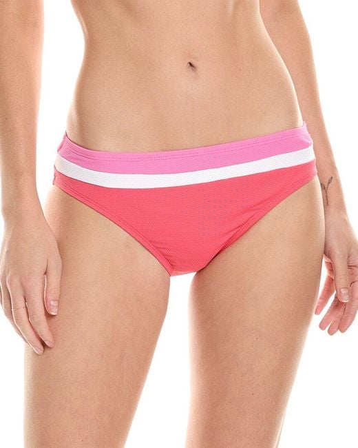 Tommy Bahama Pink Island Cays Colorblocked Hipster Bikini Bottom