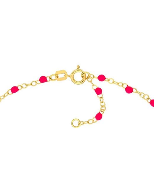 HAWLEY ST Pink 14K Piatto Bracelet
