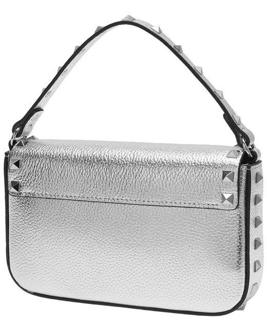 Tiffany & Fred Paris Metallic Tiffany And Fred Paris Studded Leather Mini Shoulder Bag