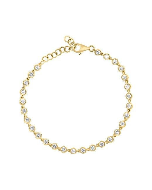 Effy Fine Jewelry Metallic 14K 1.37 Ct. Tw. Diamond Bracelet