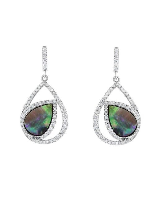 Suzy Levian CZ Jewelry Multicolor Suzy Levian Cz Dangle Earrings