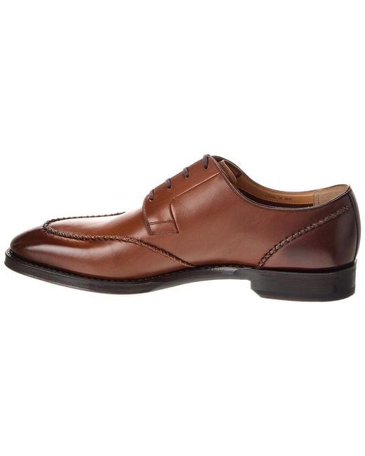 Bally Brown Scaron Leather Oxford for men