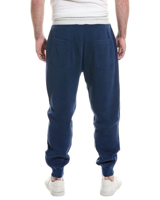 Brunello Cucinelli Blue Gym Pant for men