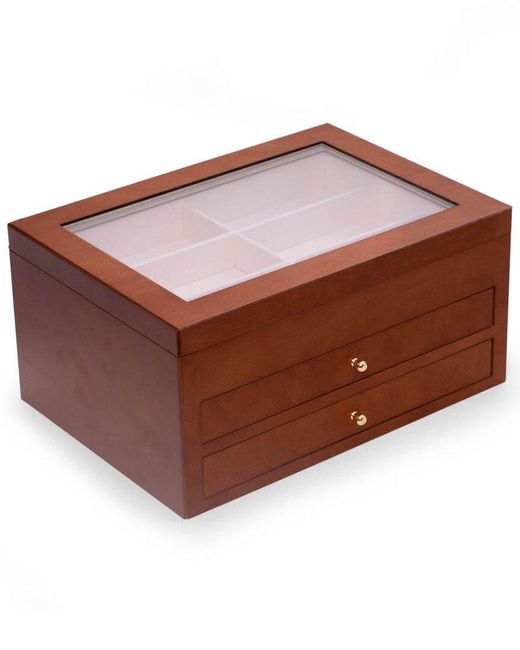 Bey-berk Cherry Wood 18-sunglass Storage Box in Brown | Lyst