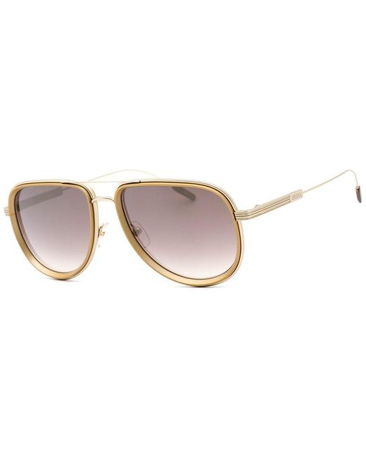 Zegna Pink Ez0218 57mm Sunglasses for men