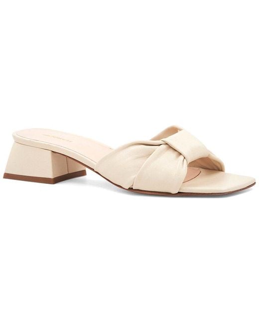 Bruno Magli Natural Antonia Leather Mule