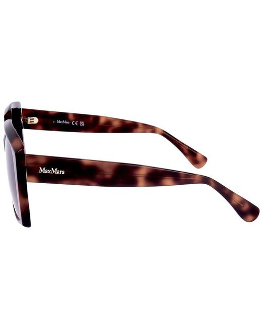 Max Mara Brown 56Mm Sunglasses