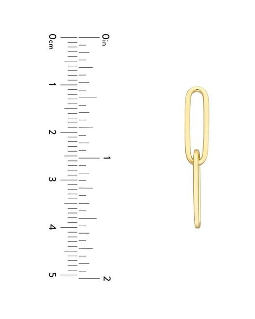 HAWLEY ST Metallic 14K Geometric Earrings