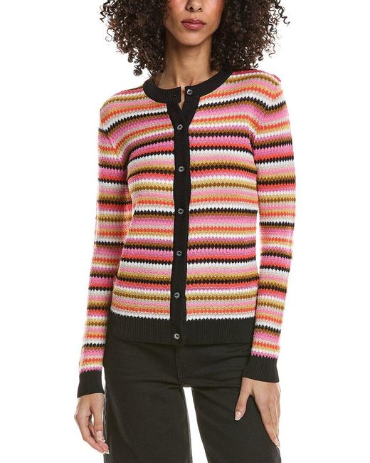 Missoni Red Button Front Cardigan