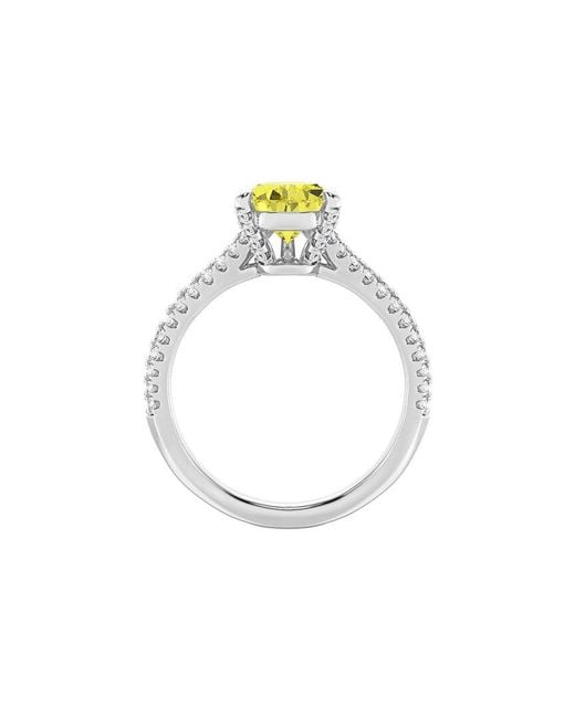Lab Grown Diamonds Metallic 14K 2.50 Ct. Tw. Lab-Grown Diamond Engagement Ring