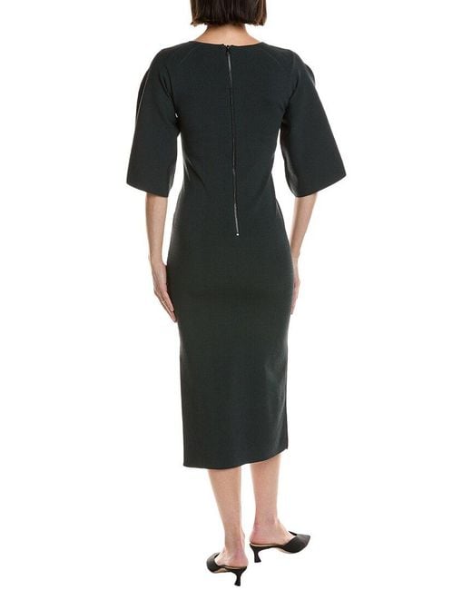Ted Baker Black Flade Midi Dress