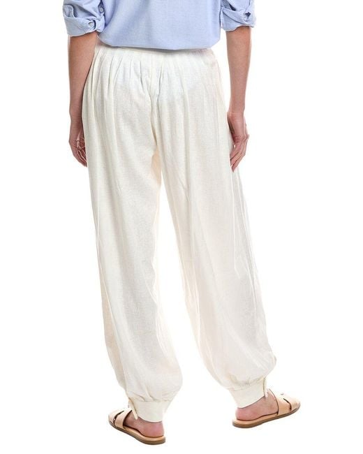 Bardot White Renea Balloon Pant