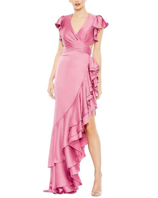 Mac Duggal Pink A-Line Gown