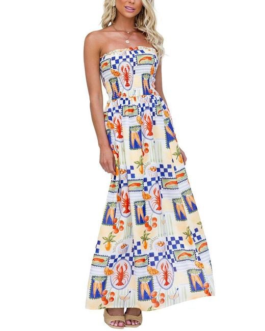 LOEY White Maxi Dress