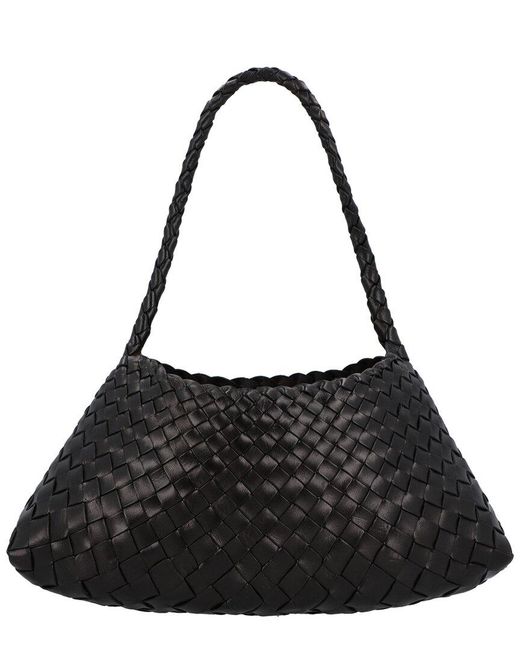 Dragon Diffusion Black Rosanna Leather Tote Bag