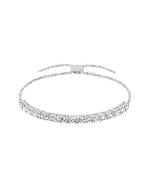 Lab Grown Diamonds White 14K 2.00 Ct. Tw. Lab Grown Diamond Tennis Bolo Bracelet