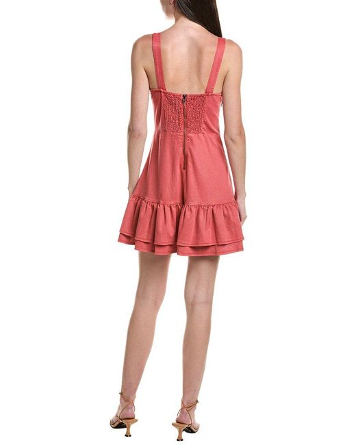 Saltwater Luxe Red Tank Mini Dress