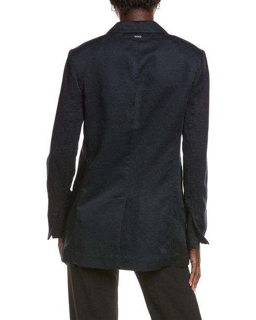 Boss Black Janika Linen-Blend Blazer