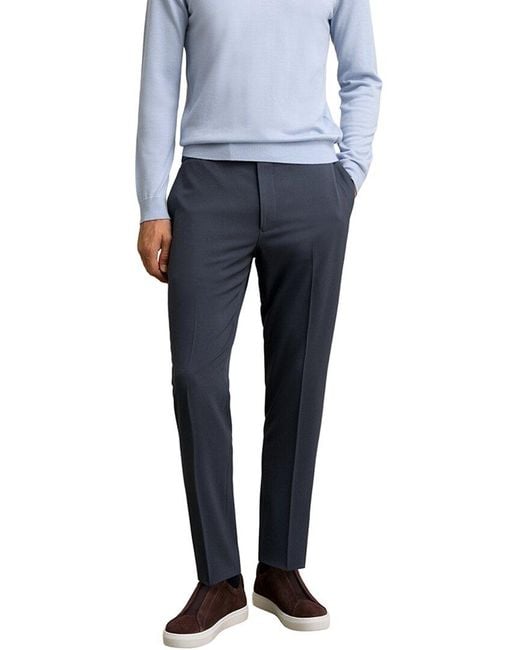 Reiss Blue Found Drawcord Waist Slim Trouser for men