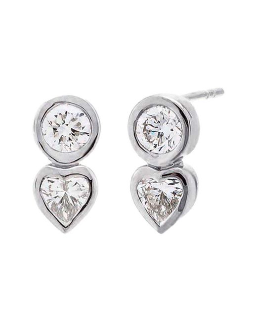 By Adina Eden Metallic 14K 1.00 Ct. Tw. Lab-Grown Diamond Earrings