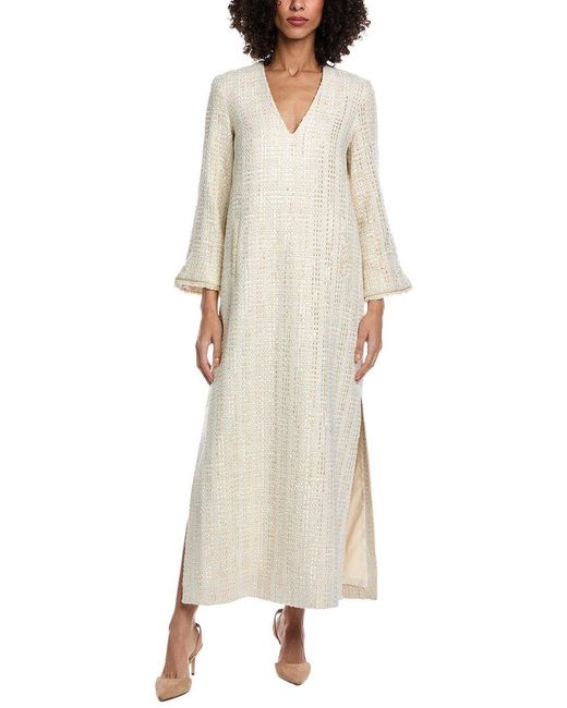 mini empire waist dress Pleated Cotton Twill Empire Waist Mini Dress in Cream